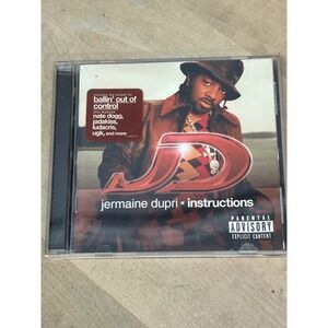 Jermaine Dupri Instructions CD 2001 Parental Advisory Hip Hop Rap Music